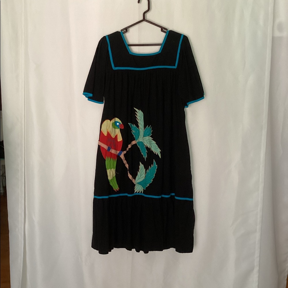 Unique parrot dress